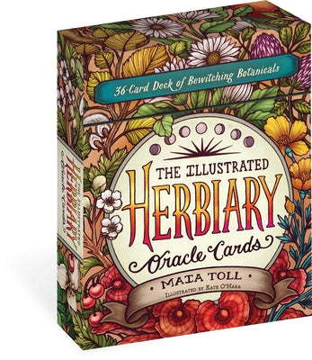 The Illustrated Herbiary Oracle Cards: 36-Card Deck of Bewitching Botanicals by Maia Toll