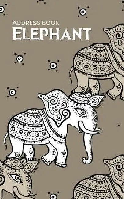 Address Book Elephant by Journals R. Us