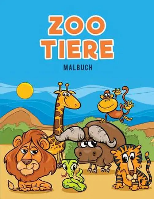 Zoo Tiere Malbuch by Coloring Pages for Kids