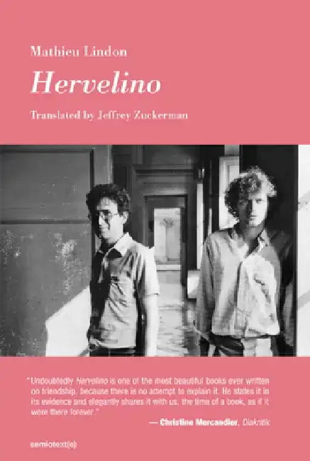 Hervelino by Mathieu Lindon