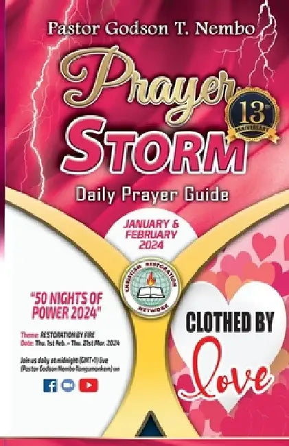 Prayer Storm - January & February 2024: Clothed by Love by Emmanuel Nembundah Tangumonkem