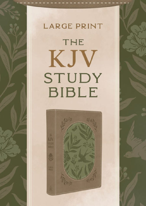 The KJV Study Bible, Large Print [Olive Branches] by Compiled by Barbour Staff
