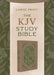 The KJV Study Bible, Large Print [Olive Branches] by Compiled by Barbour Staff