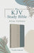 The KJV Study Bible: Atlas Edition, Thumb Indexed [Taupe & Denim Crosshatch] by Barbour Bibles