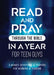 Read & Pray Through the Bible in a Year for Teen Guys: 3-Minute Devotions & Prayers for Morning & Evening by Compiled by Barbour Staff