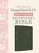 The Hope & Healing Devotional Bible [Dark Sage Doves]: Barbour Simplified King James Version by Christopher D. Hudson