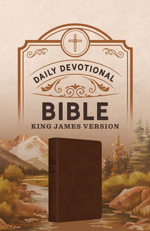 Daily Devotional Bible KJV [Hickory Cross] by Compiled by Barbour Staff
