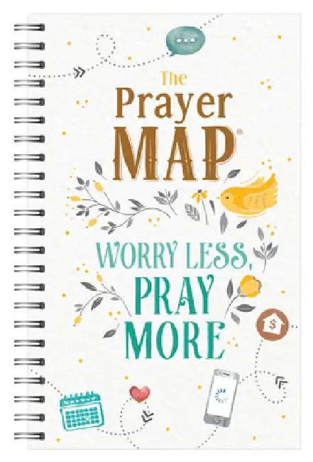 The Prayer Map: Worry Less, Pray More by Compiled by Barbour Staff