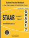 STAAR Subject Test Mathematics Grade 7: Student Practice Workbook + Two Full-Length STAAR Math Tests by Michael Smith
