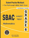SBAC Subject Test Mathematics Grade 6: Student Practice Workbook + Two Full-Length SBAC Math Tests by Michael Smith