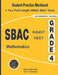 SBAC Subject Test Mathematics Grade 4: Student Practice Workbook + Two Full-Length SBAC Math Tests by Math Notion