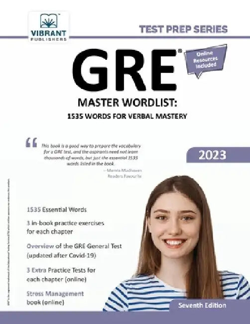 GRE Master Wordlist: 1535 Words for Verbal Mastery by Vibrant Publishers