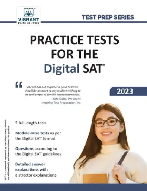 Practice Tests for the Digital SAT by Vibrant Publishers