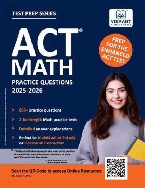 ACT Math Practice Questions by Publishers, Vibrant