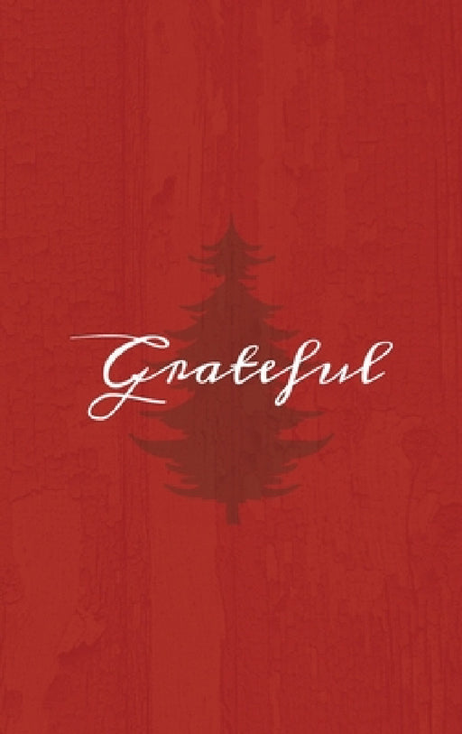 Grateful: A Red Hardcover Decorative Book for Decoration with Spine Text to Stack on Bookshelves, Decorate Coffee Tables, Christmas Decor, Holiday Dec by Murre Book Decor