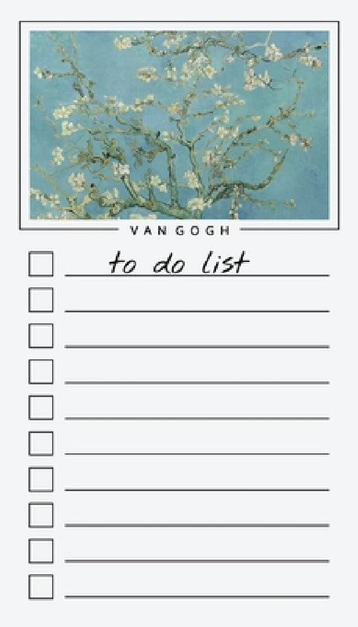 To Do List Notepad: Van Gogh Paintings, Checklist, Task Planner for Grocery Shopping, Planning, Organizing by Get List Done