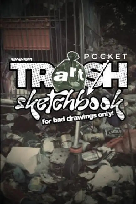Rawnasan Trash Art Pocket Sketchbook for Bad Drawings Only by Rawnasan