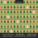 Christmas Trees Pattern Scrapbook Paper Pad 8x8 Decorative Scrapbooking Kit for Cardmaking Gifts, DIY Crafts, Printmaking, Papercrafts, Green Giftwrap by Crafty as Ever