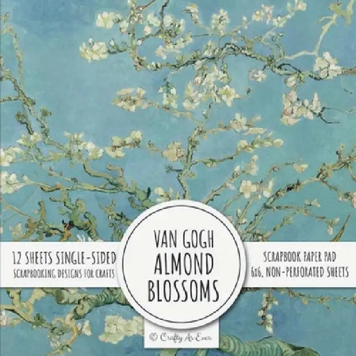 Van Gogh Almond Blossom Scrapbook Paper Pad: 6x6 Scrapbooking Designs for Cardmaking, DIY Crafts, Printmaking, and Papercrafts by Crafty as Ever