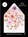 Watercolor Flowers Envelope Liners Euro Flap 5x7 with Floral Design: For Invitation Envelopes for Birthdays, Weddings (28 Pack) by The Write Supplies