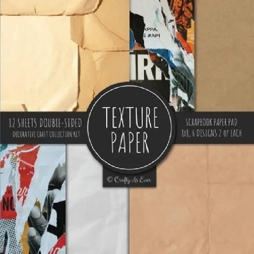Texture Paper for Collage Scrapbooking: Old Parchment Decorative Paper for Crafting by Crafty as Ever