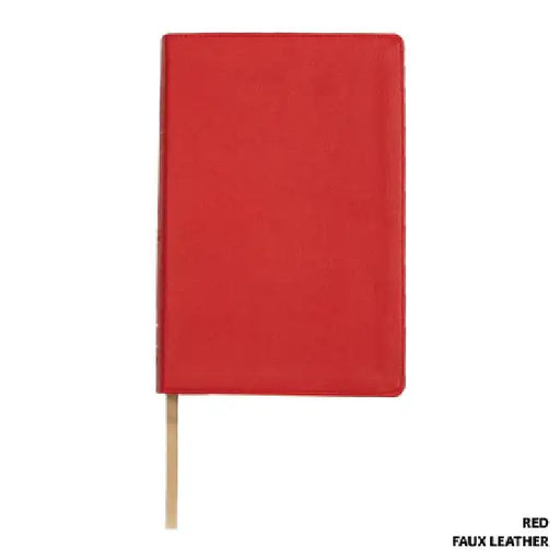 Legacy Standard Bible, Handy Size Paste-Down Red Faux Leather Red Letter by Steadfast Bibles