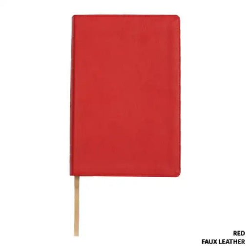 Legacy Standard Bible, Handy Size Paste-Down Red Faux Leather Red Letter Indexed by Steadfast Bibles
