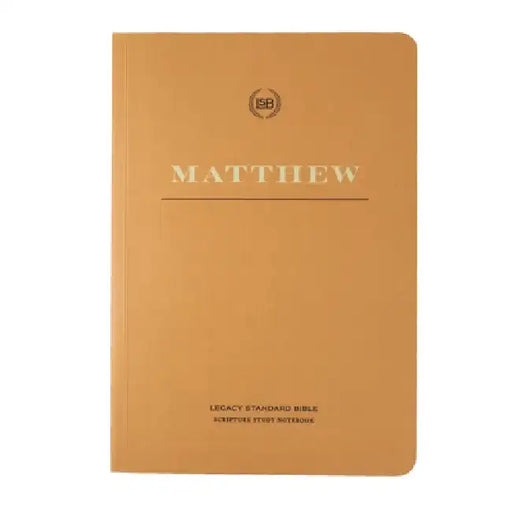 Lsb Scripture Study Notebook: Matthew by Steadfast Bibles