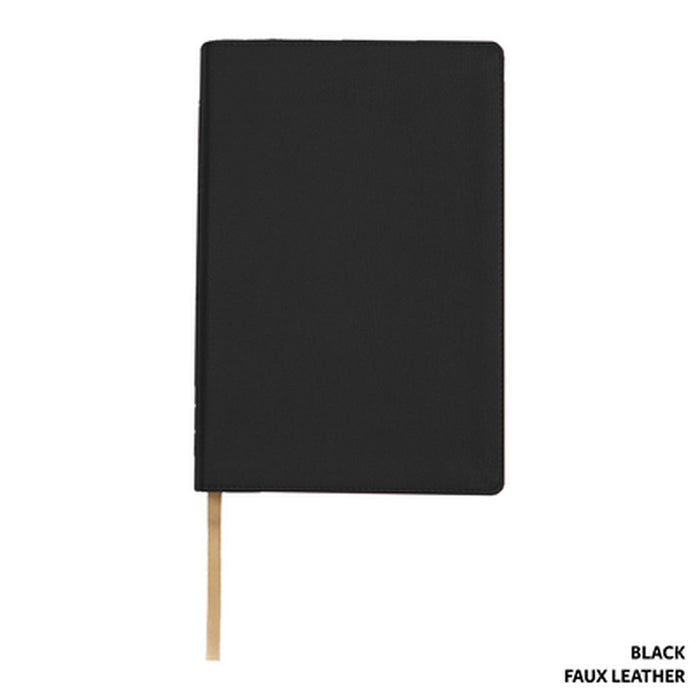 Lsb, 2 Column Verse-By-Verse, Black Faux Leather by Steadfast Bibles