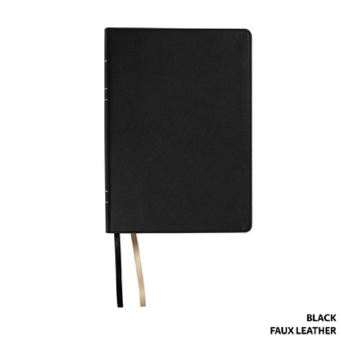 Lsb Inside Column Reference, Paste-Down Black Faux Leather by Steadfast Bibles