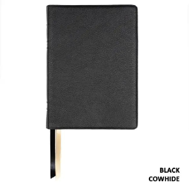 Lsb Giant Print Reference Edition, Paste-Down Black Cowhide by Steadfast Bibles
