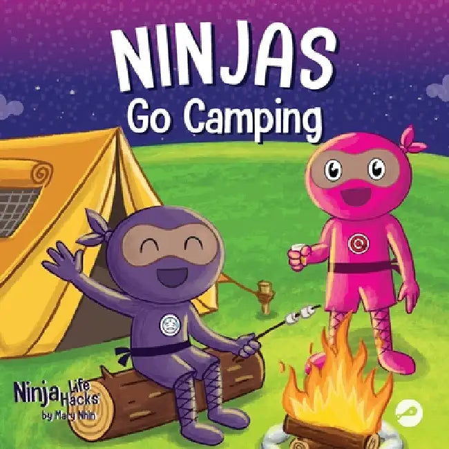 Ninjas Go Camping: A Rhyming Children's Book About Camping by Mary Nhin