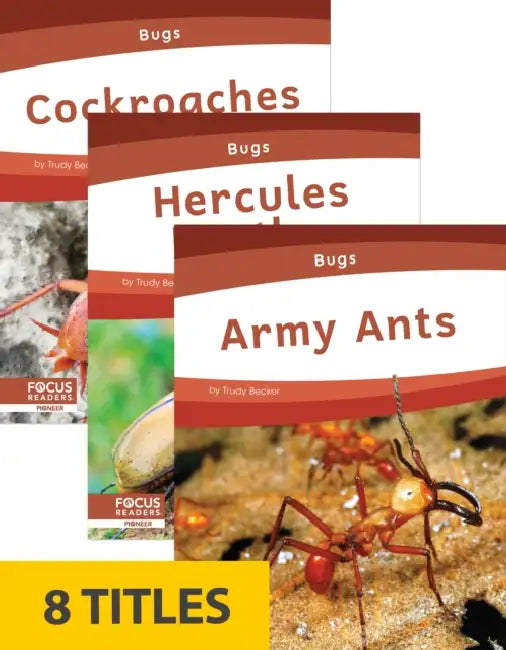 Bugs (Set of 8) by Trudy Becker
