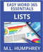 Word 365 Lists by Humphrey, M. L.