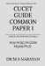 Cucet Guide Common Paper 1 by M. S. Narayan