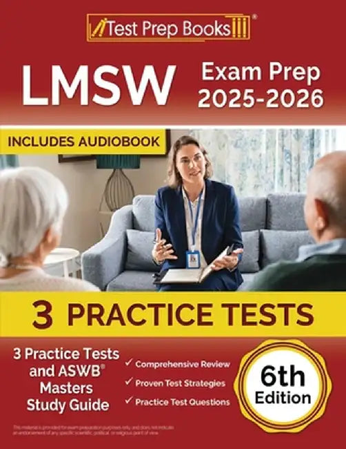 LMSW Exam Prep 2025-2026: 3 Practice Tests and ASWB Masters Study Guide [6th Edition] by Lydia Morrison
