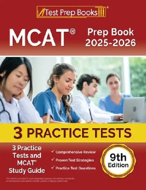 MCAT Prep Book 2025-2026: 3 Practice Tests and MCAT Study Guide [9th Edition] by Lydia Morrison