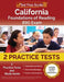 California Foundations of Reading 890 Exam: 2 Practice Tests and Study Guide [Includes Detailed Answer Explanations] by Lydia Morrison