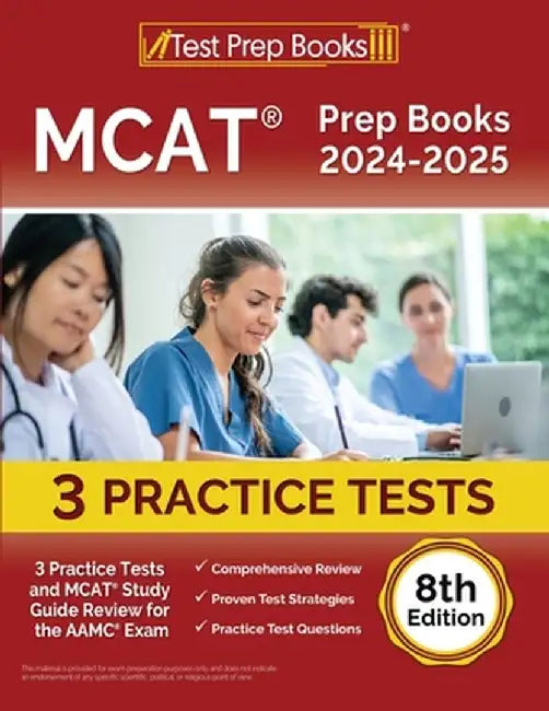 MCAT Prep Books 2024-2025: 2 Practice Tests and MCAT Study Guide Review for the AAMC Exam [8th Edition] by Joshua Rueda