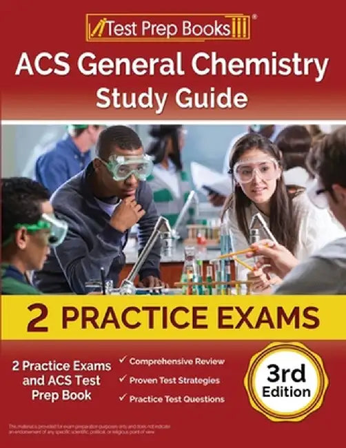 ACS General Chemistry Study Guide: 2 Practice Exams and ACS Test Prep Book [3rd Edition] by Joshua Rueda