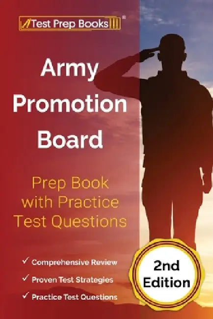 Army Promotion Board Prep Book with Practice Test Questions [2nd Edition] by Joshua Rueda