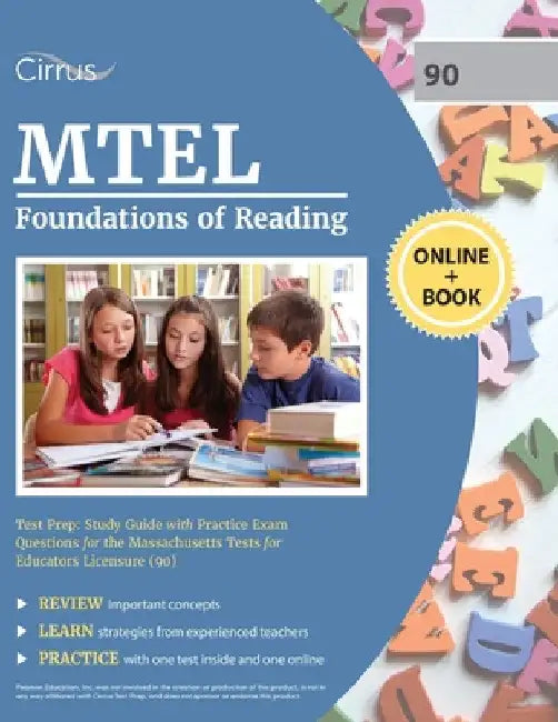 MTEL Foundations of Reading Test Prep: Study Guide with Practice Exam Questions for the Massachusetts Tests for Educators Licensure (90) by Cox