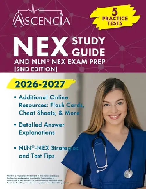 NEX Study Guide 2026-2027: 5 Practice Tests and NLN NEX Exam Prep [2nd Edition] by G. T. McDivitt