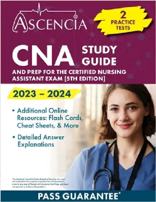 CNA Study Guide 2023-2024: 2 Practice Tests and Prep for the Certified Nursing Assistant Exam [5th Edition] by Falgout, E. M.