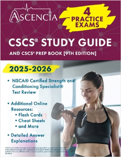 CSCS Study Guide 2025-2026: 4 Practice Exams and CSCS Prep Book [9th Edition] by Jeremy Downs