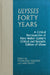 Ulysses Forty Years: A Critical Retrospective of Hans Walter Gabler's Critical and Synoptic Edition of Ulysses by Georgina Nugent