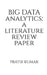 Big Data Analytics by Pratik Kumar
