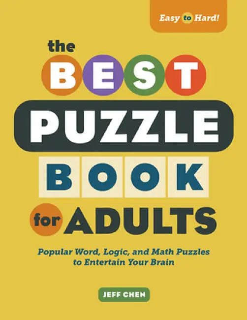 The Best Puzzle Book for Adults: 9781638071181 by Jeff Chen