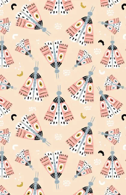 Moths and Moonlight (Blank Lined Journal) by Bushel & Peck Books