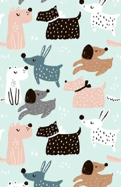 Dogs at Play (Blank Lined Journal) by Bushel & Peck Books